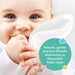 Little Gubbins Cotton Terry Reusable Baby Wipes